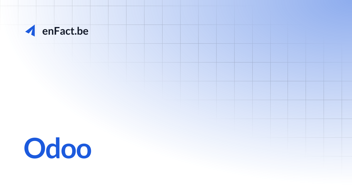 Odoo | enFact.be